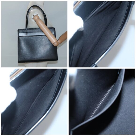 LOUIS VUITTON Epi Croisette PM Tote Bag Black - Picture 14 of 14